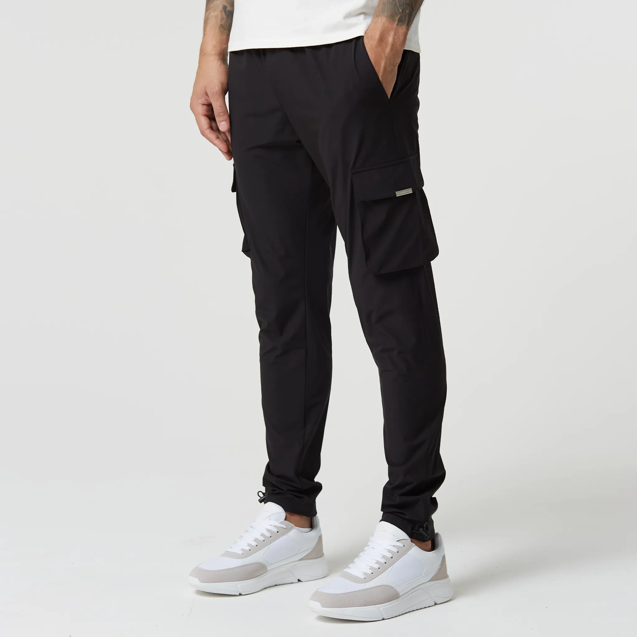 Stretch Tech Cargo Pant | Black