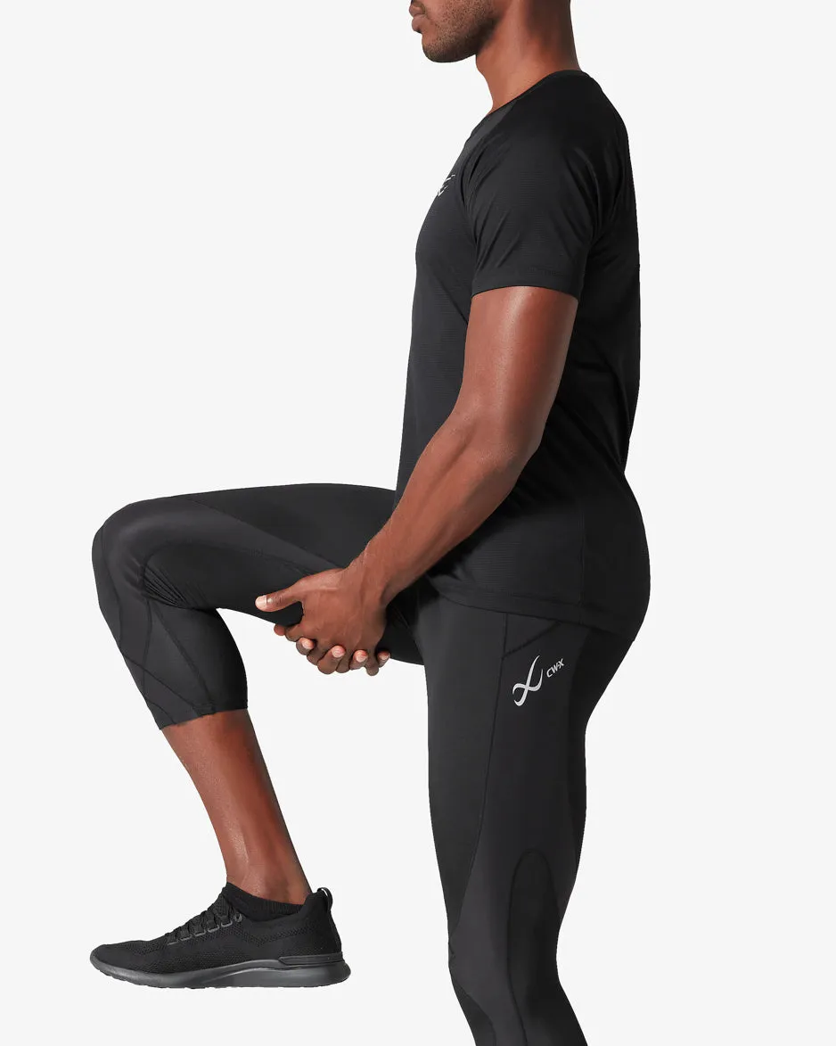 TEST DOMAINE Stabilyx Joint Support 3/4 Compression Tight: Men's Black