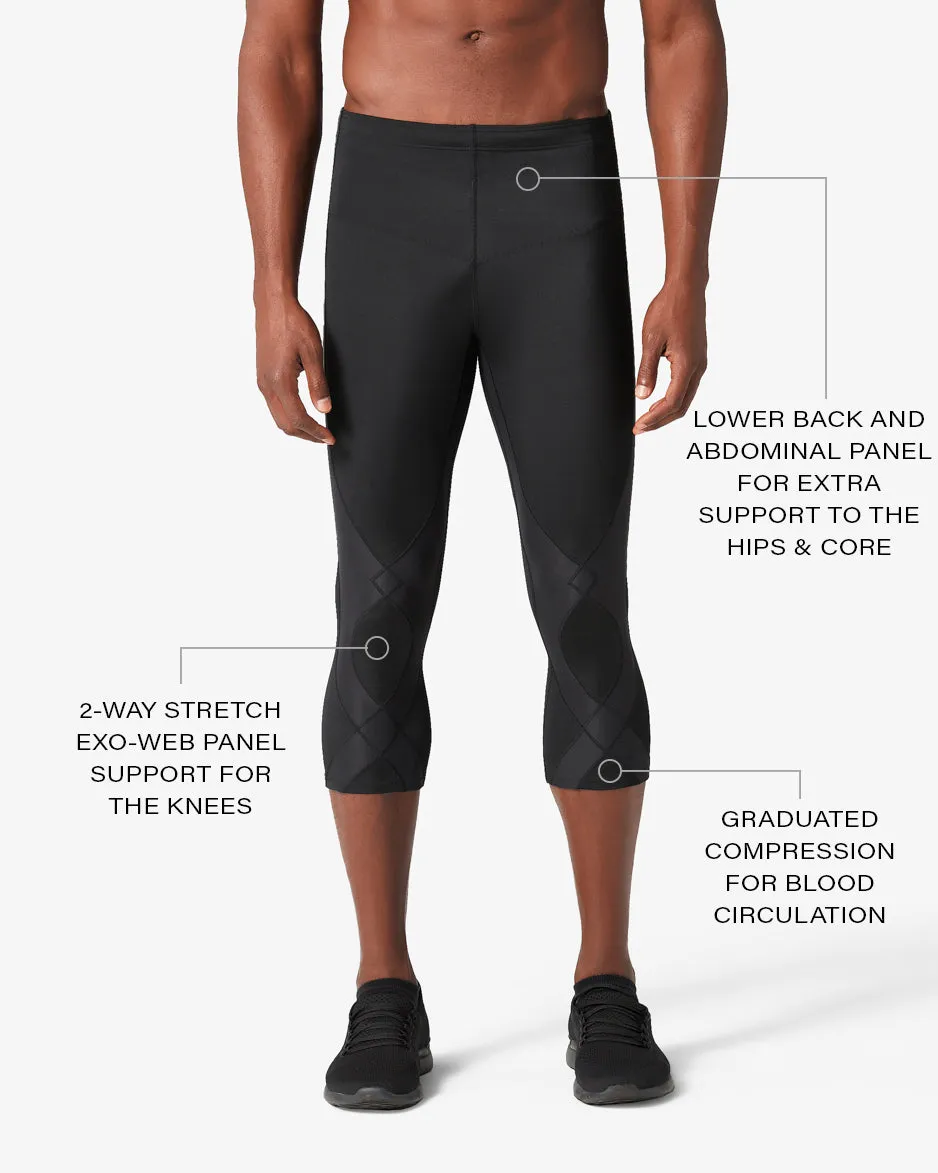 TEST DOMAINE Stabilyx Joint Support 3/4 Compression Tight: Men's Black