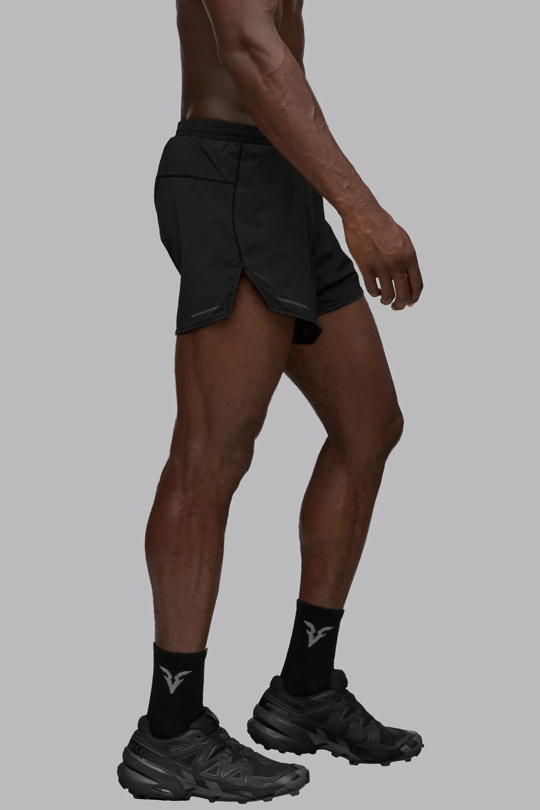 V_XLYTE 3" RUNNING SHORTS - Black