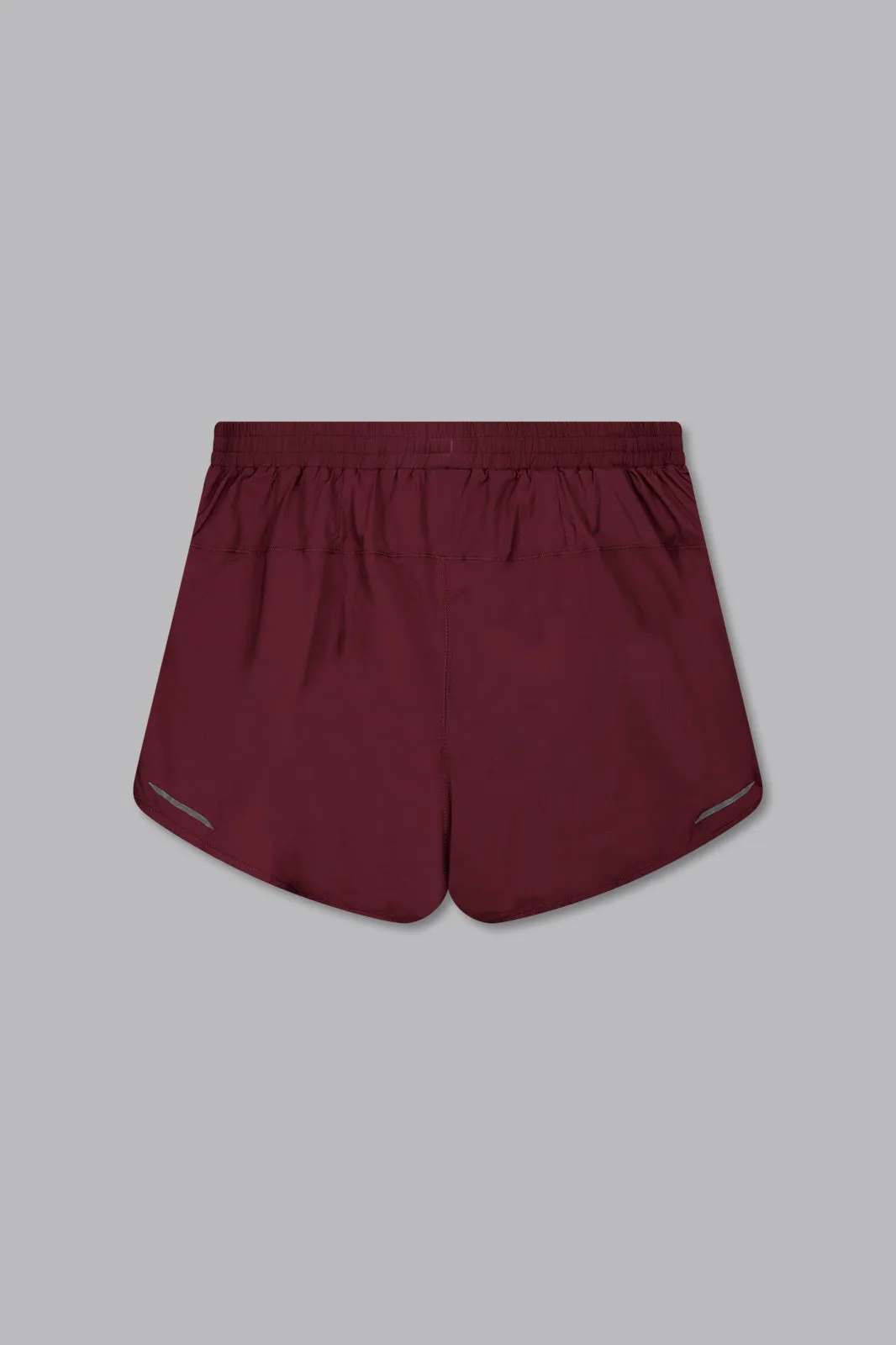 V_XLYTE 3" RUNNING SHORTS - Burgundy