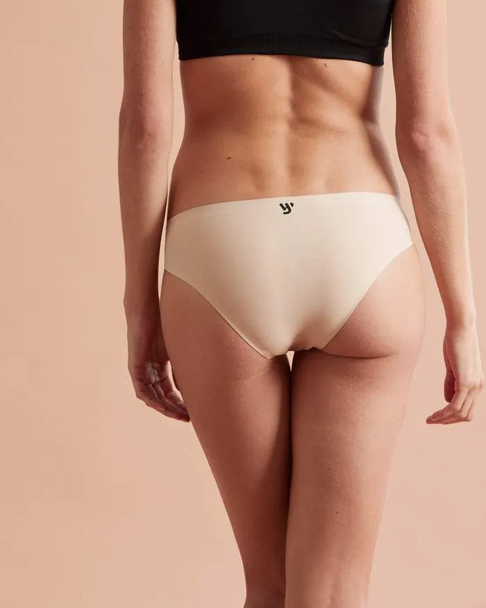 Yellow Willow Yogini Bikini Briefs - Nude